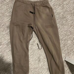Brown essentials joggers
